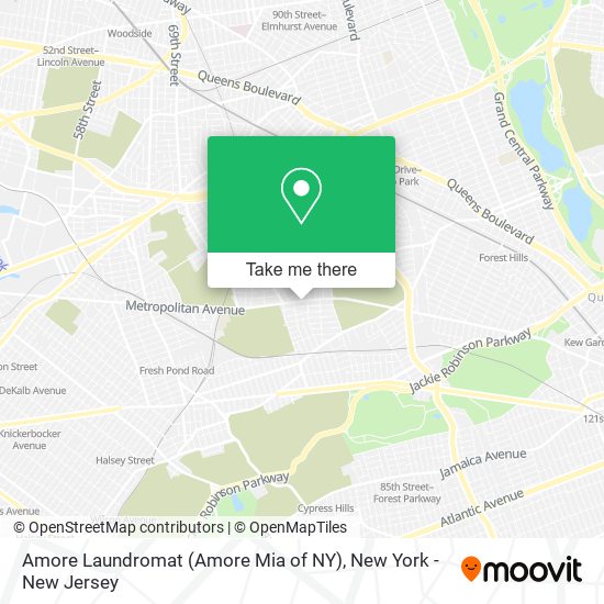 Amore Laundromat (Amore Mia of NY) map