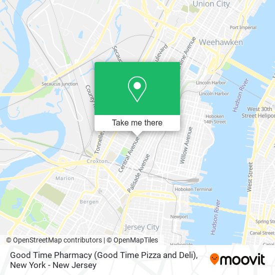 Mapa de Good Time Pharmacy (Good Time Pizza and Deli)