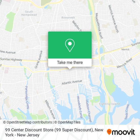 Mapa de 99 Center Discount Store (99 Super Discount)
