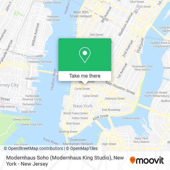 Modernhaus Soho (Modernhaus King Studio) map