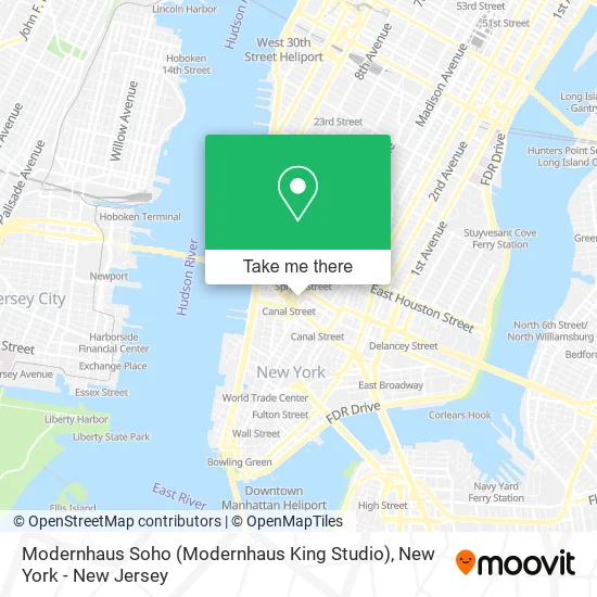Modernhaus Soho (Modernhaus King Studio) map