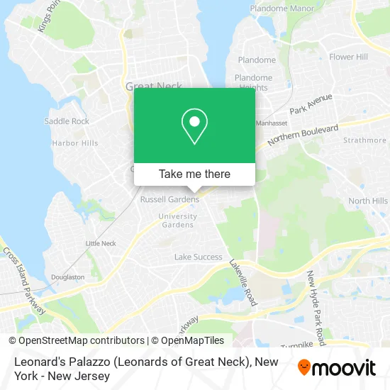 Mapa de Leonard's Palazzo (Leonards of Great Neck)