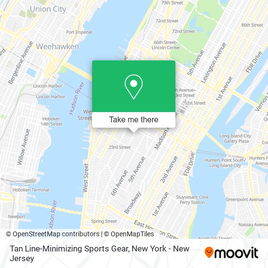 Mapa de Tan Line-Minimizing Sports Gear