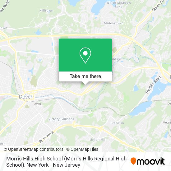 Morris Hills High School map