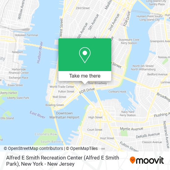 Mapa de Alfred E Smith Recreation Center (Alfred E Smith Park)