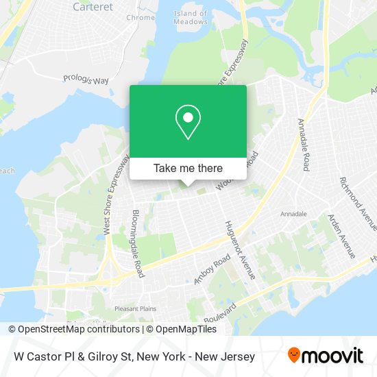 Mapa de W Castor Pl & Gilroy St