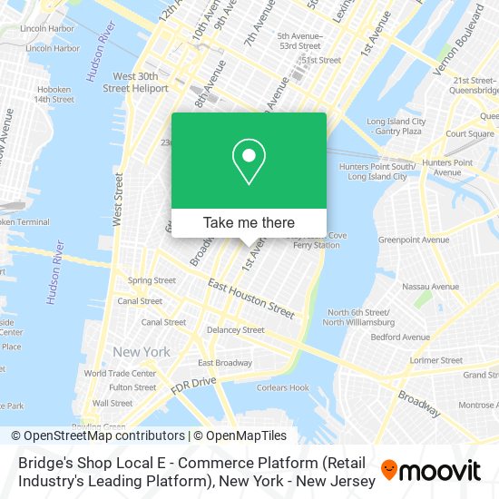 Mapa de Bridge's Shop Local E - Commerce Platform (Retail Industry's Leading Platform)