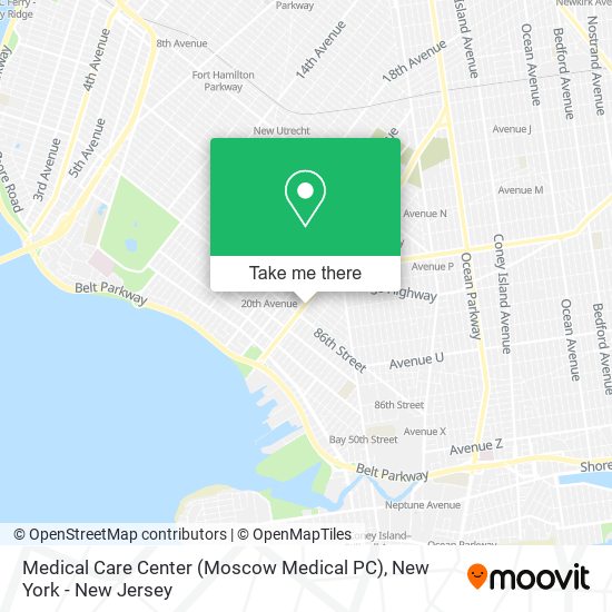 Mapa de Medical Care Center (Moscow Medical PC)