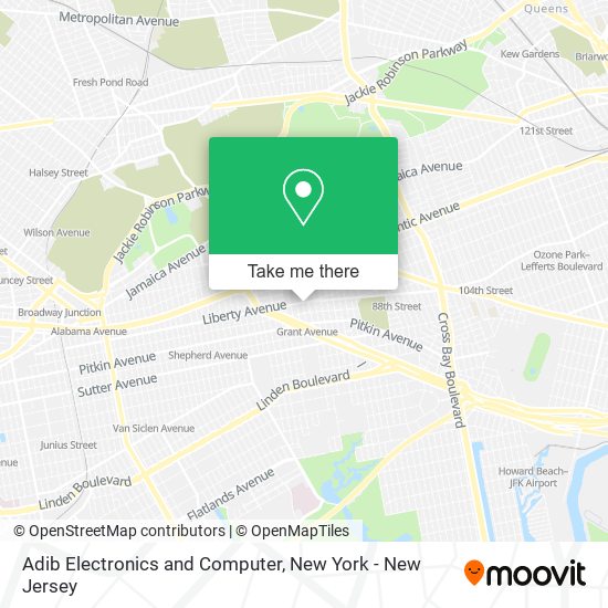 Adib Electronics and Computer map
