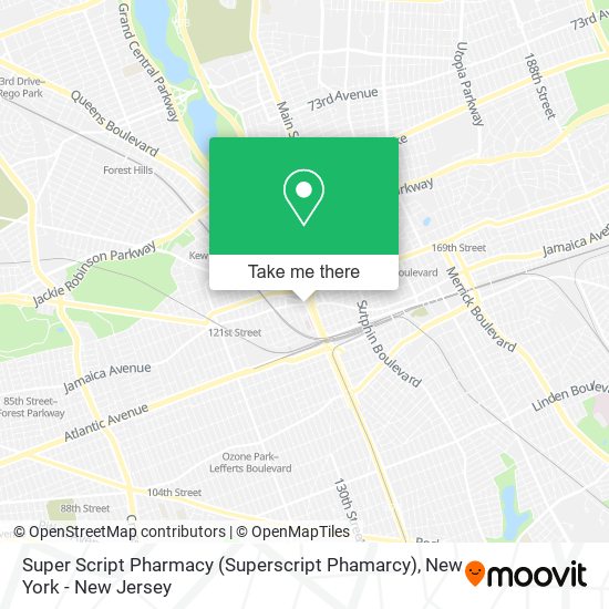 Super Script Pharmacy (Superscript Phamarcy) map
