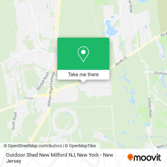 Outdoor Shed New Milford NJ map