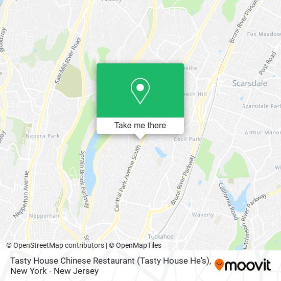 Mapa de Tasty House Chinese Restaurant (Tasty House He's)