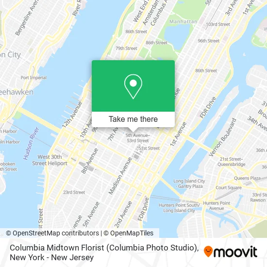 Columbia Midtown Florist (Columbia Photo Studio) map