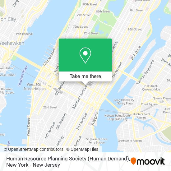 Human Resource Planning Society (Human Demand) map
