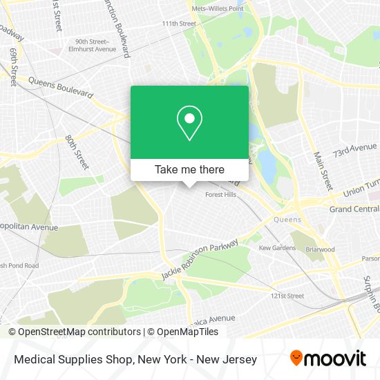 Mapa de Medical Supplies Shop