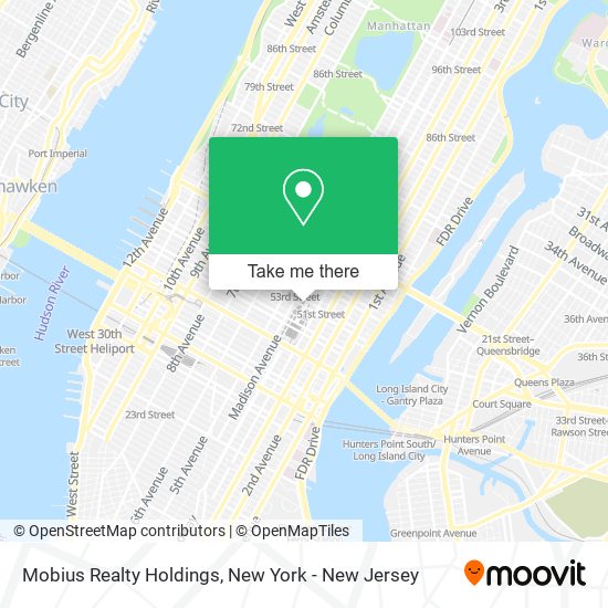Mapa de Mobius Realty Holdings