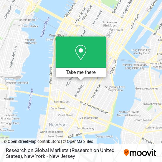 Research on Global Markets (Research on United States) map