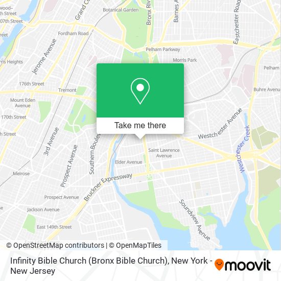 Infinity Bible Church (Bronx Bible Church) map