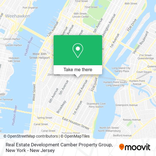 Real Estate Development Camber Property Group map