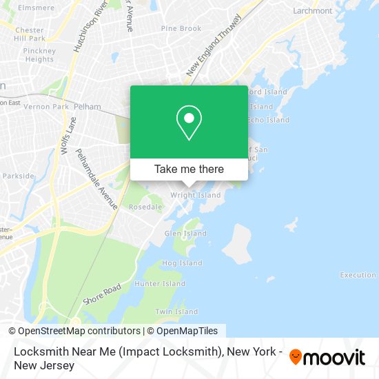 Mapa de Locksmith Near Me (Impact Locksmith)