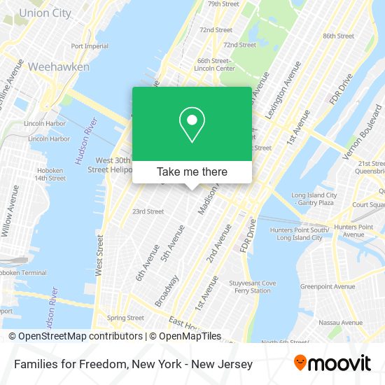 Families for Freedom map