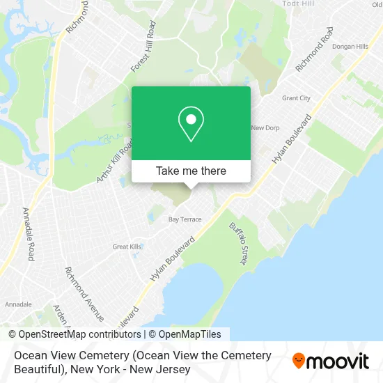 Ocean View Cemetery (Ocean View the Cemetery Beautiful) map