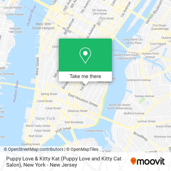 Puppy Love & Kitty Kat (Puppy Love and Kitty Cat Salon) map