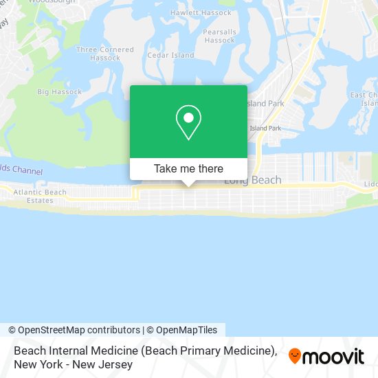 Mapa de Beach Internal Medicine (Beach Primary Medicine)
