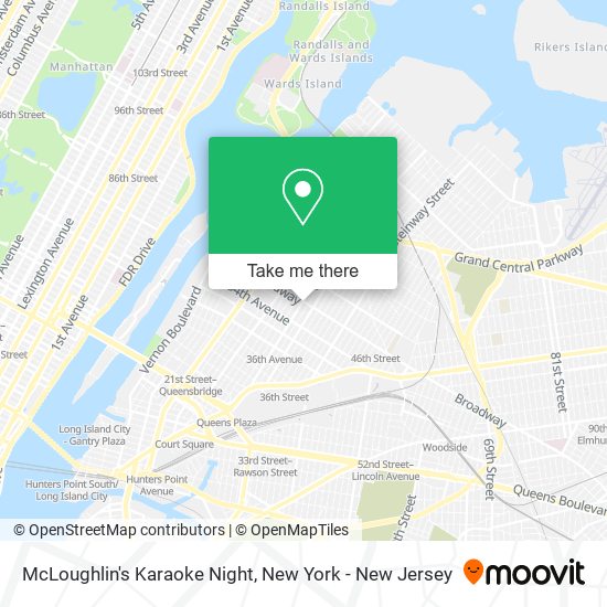 McLoughlin's Karaoke Night map