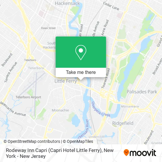Rodeway Inn Capri (Capri Hotel Little Ferry) map