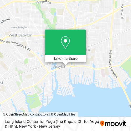 Long Island Center for Yoga (the Kripalu Ctr for Yoga & Hlth) map