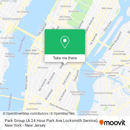 Park Group (A 24 Hour Park Ave Locksmith Service) map