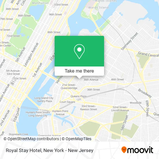 Royal Stay Hotel map
