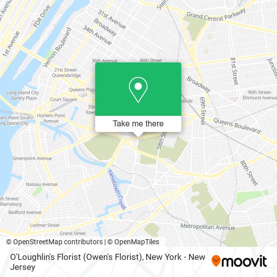 O'Loughlin's Florist (Owen's Florist) map