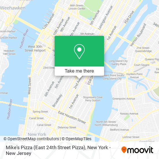 Mike's Pizza (East 24th Street Pizza) map