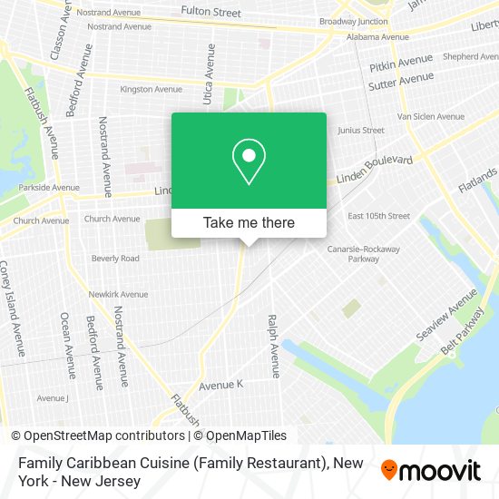 Mapa de Family Caribbean Cuisine (Family Restaurant)