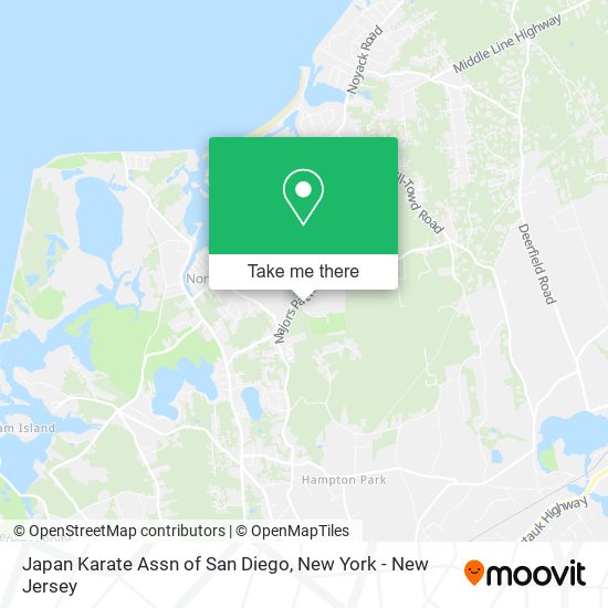 Japan Karate Assn of San Diego map