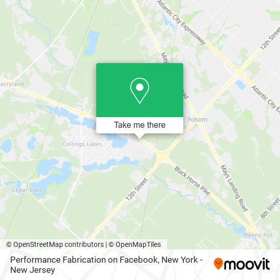 Performance Fabrication on Facebook map