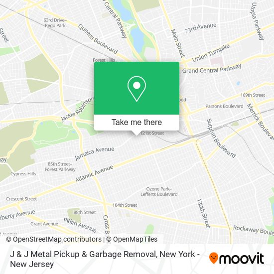 Mapa de J & J Metal Pickup & Garbage Removal