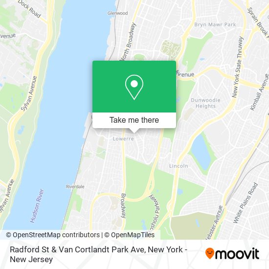 Mapa de Radford St & Van Cortlandt Park Ave