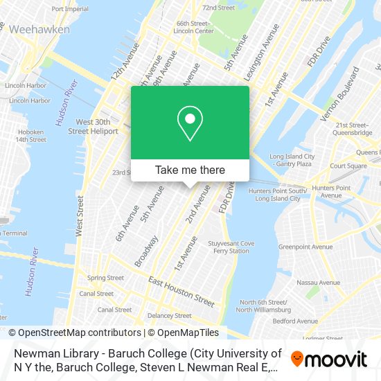Newman Library - Baruch College map