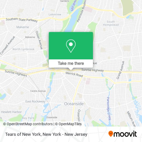 Mapa de Tears of New York