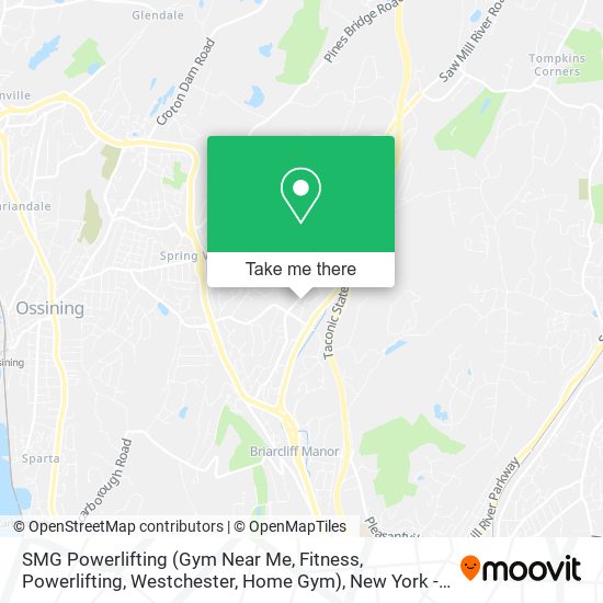 Mapa de SMG Powerlifting (Gym Near Me, Fitness, Powerlifting, Westchester, Home Gym)