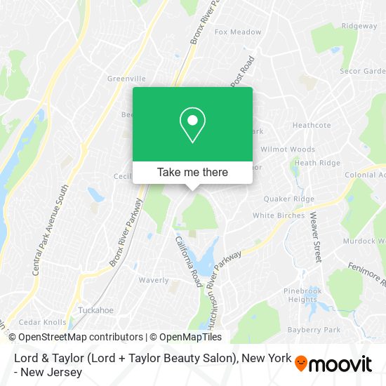 Mapa de Lord & Taylor (Lord + Taylor Beauty Salon)