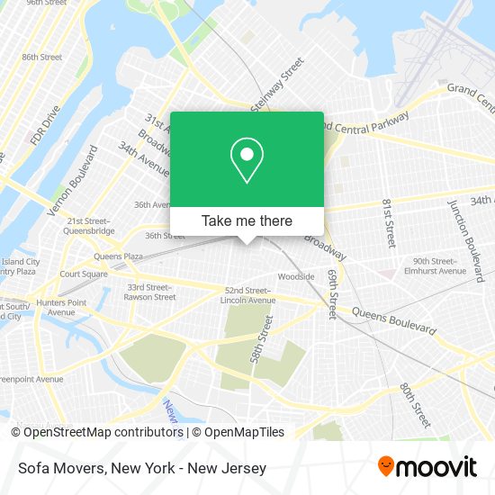 Mapa de Sofa Movers