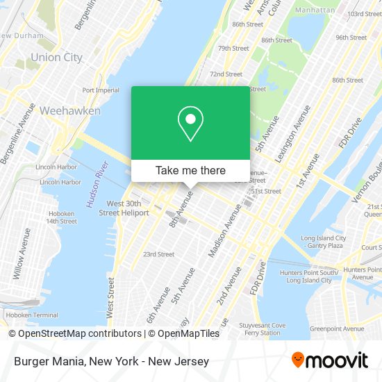Mapa de Burger Mania