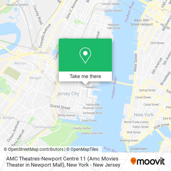 AMC Theatres-Newport Centre 11 (Amc Movies Theater in Newport Mall) map
