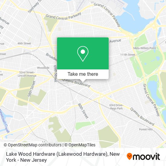 Mapa de Lake Wood Hardware (Lakewood Hardware)