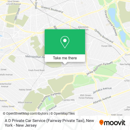 A D Private Car Service (Fairway Private Taxi) map