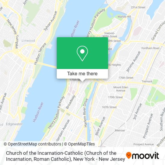 Church of the Incarnation-Catholic (Church of the Incarnation, Roman Catholic) map